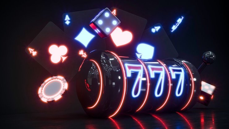 Tampilan antarmuka slot games di net77 dengan gulungan dan tabel pembayaran